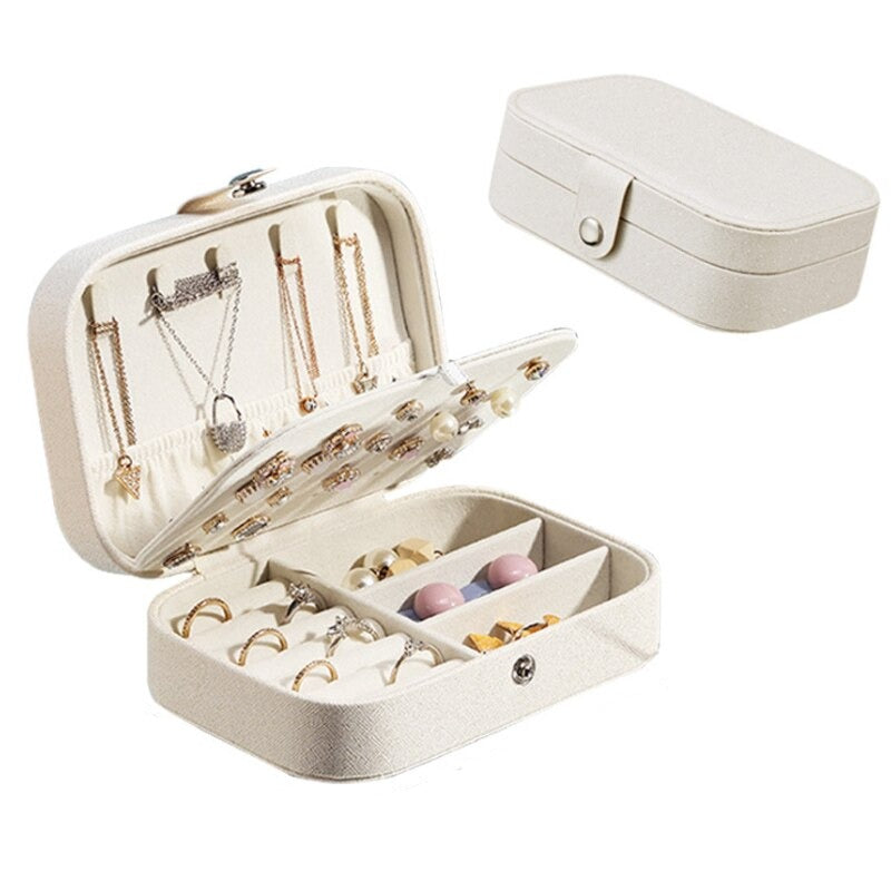PU Leather Jewellery Storage Earring Box - Jewellery Boxes Australia