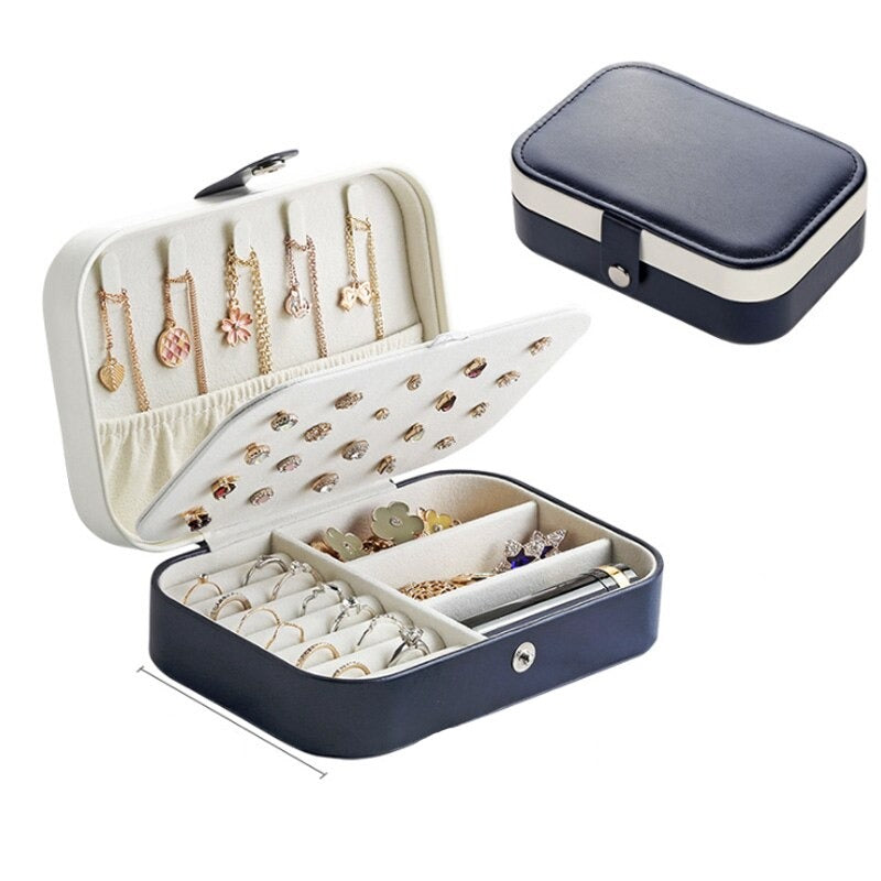 PU Leather Jewellery Storage Earring Box - Jewellery Boxes Australia
