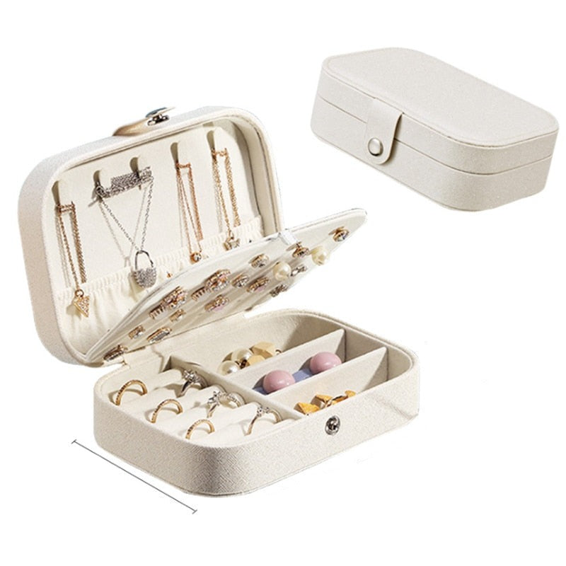 PU Leather Jewellery Storage Earring Box - Jewellery Boxes Australia