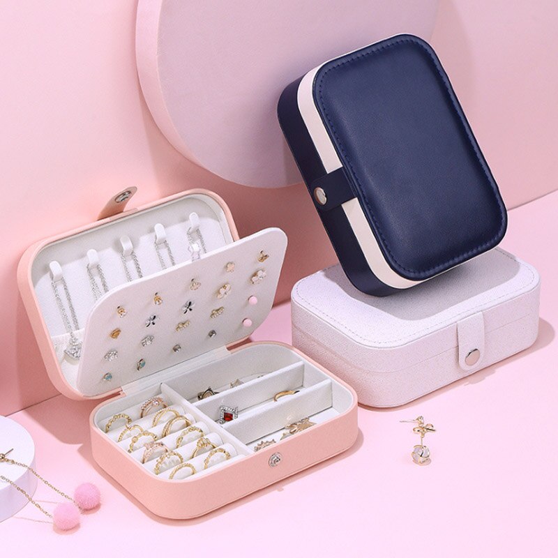 PU Leather Jewellery Storage Earring Box - Jewellery Boxes Australia