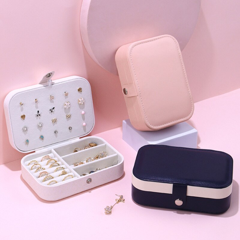 PU Leather Jewellery Storage Earring Box - Jewellery Boxes Australia