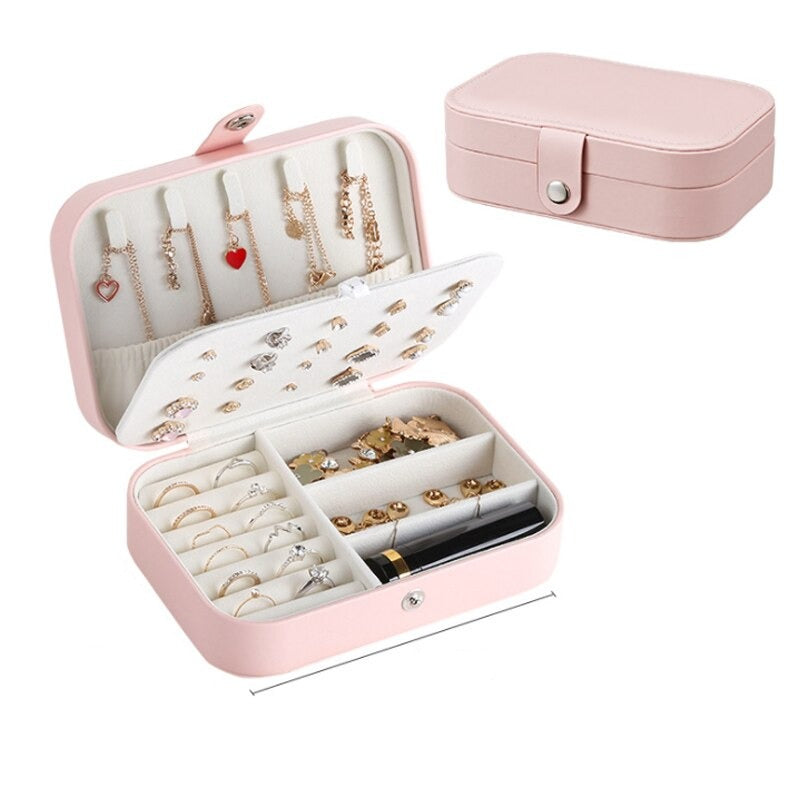 PU Leather Jewellery Storage Earring Box - Jewellery Boxes Australia