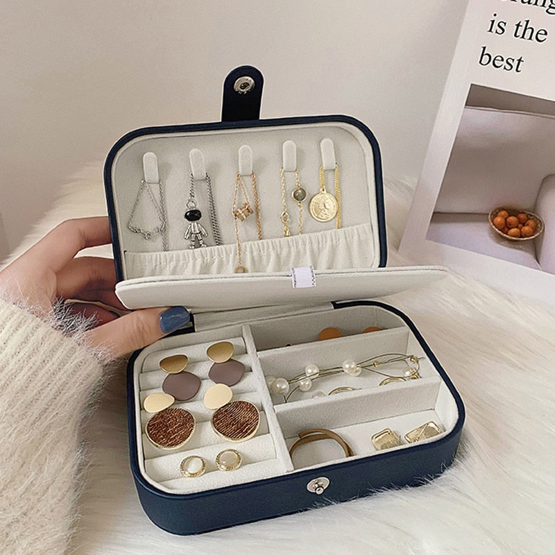PU Leather Jewellery Storage Earring Box - Jewellery Boxes Australia