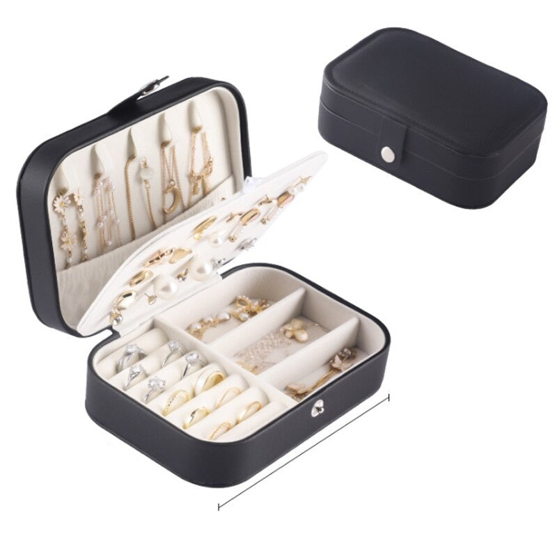 PU Leather Jewellery Storage Earring Box - Jewellery Boxes Australia