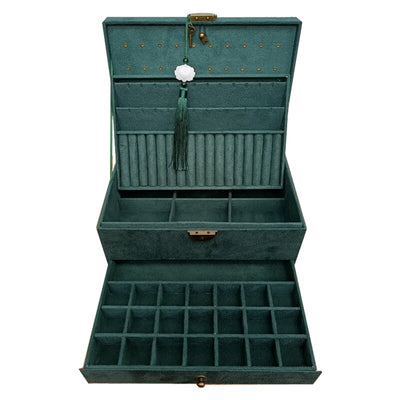 New Retro High Quality Velvet Jewelry Box - Jewellery Boxes Australia