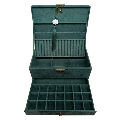 New Retro High Quality Velvet Jewelry Box - Jewellery Boxes Australia